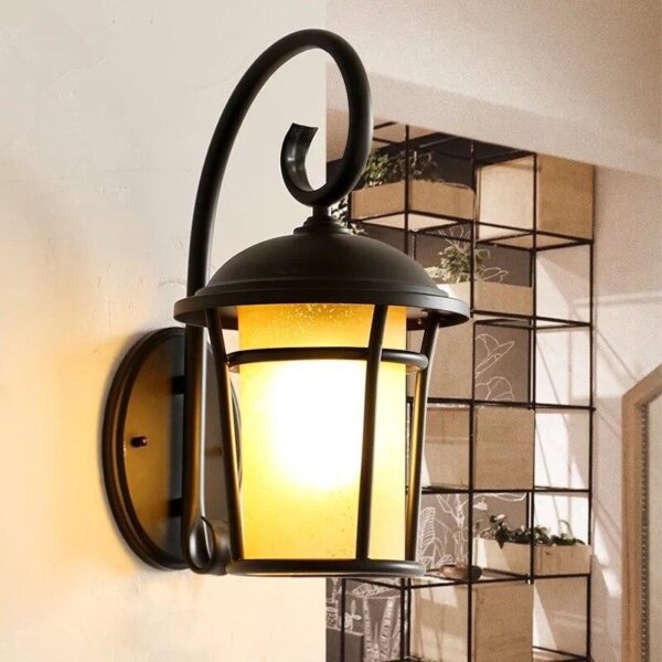 Waterproof Outdoor Wall Lantern Lamp - Image 2