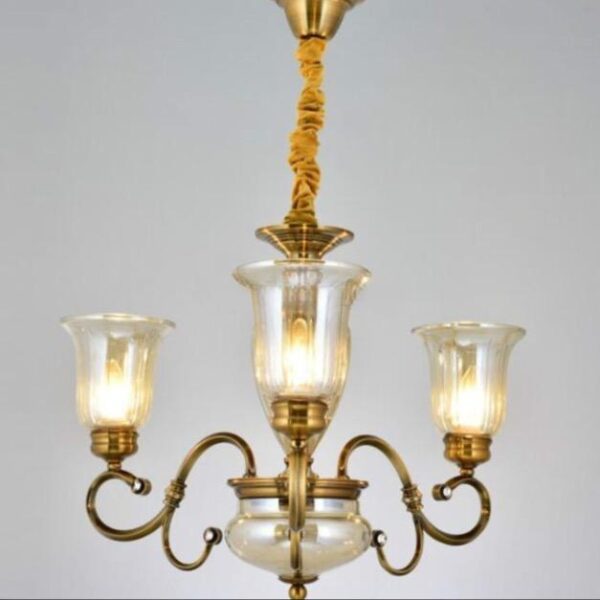 Vintage 3 Arm Chandelier