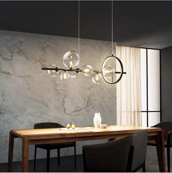 Modern Linear 7-Glass Globe Light - Image 3