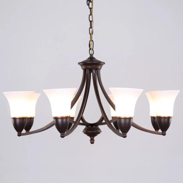 Classic Vintage Bronze Chandelier | 8 Arm | Design #511