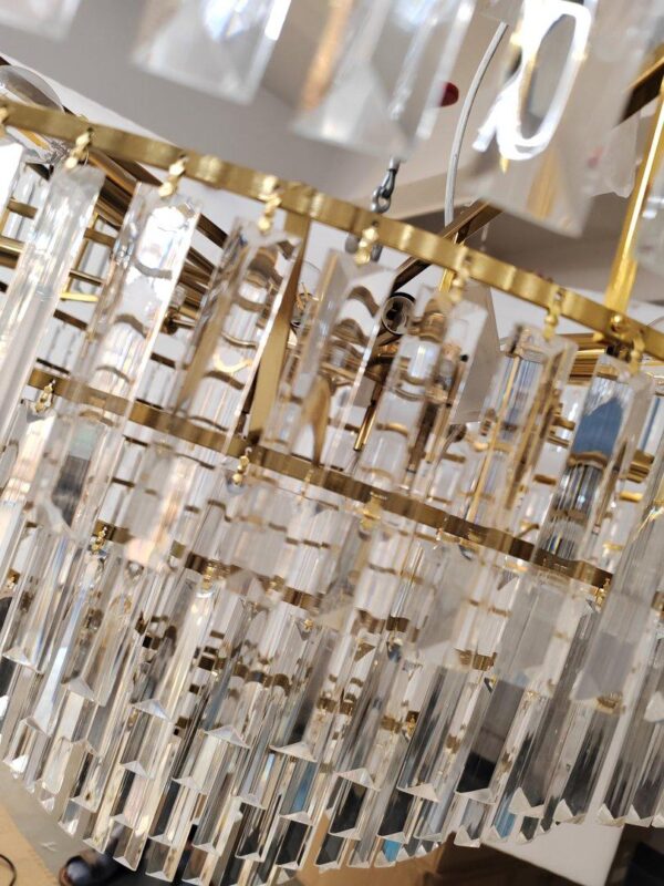 Cyril Post Modern Crystal Chandelier - Image 3