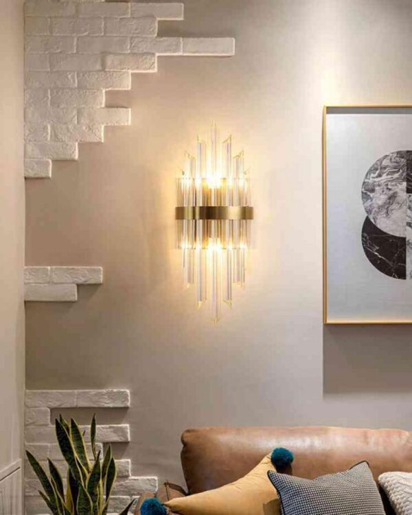 Post Modern Fire Sticks Wall Lamp - Image 2