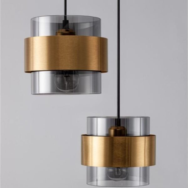 Sianna Cylindrical Glass Pendant Light