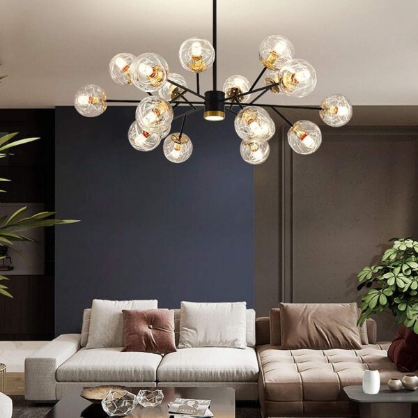 18 Globe Modern Sputnik Chandelier - Image 3