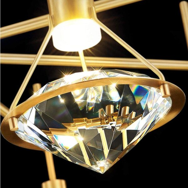 3 Gem Chandelier light - Image 2