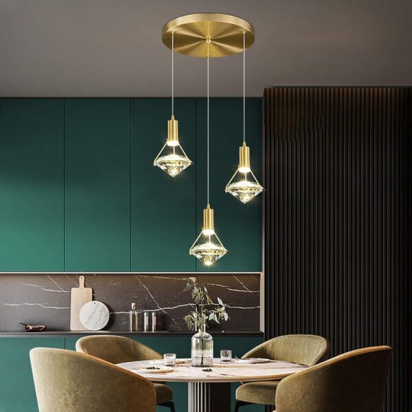 3 Gem Chandelier light - Image 3