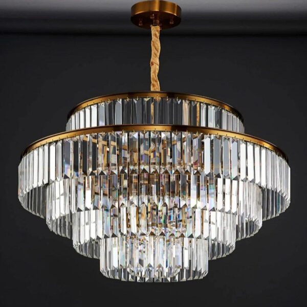 Cyril Post Modern Crystal Chandelier - Image 5