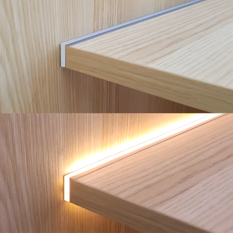 Rear of shelf lighting